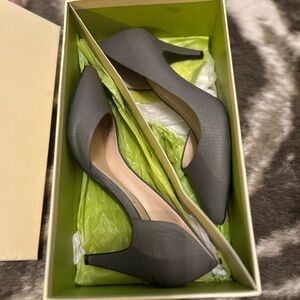 Elegant Gray Women's Heels